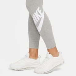Nike Leggings NSW Essential - Grau/Weiß Damen -TTKX-KLEIDUNG SHOP 824a9211ab0a