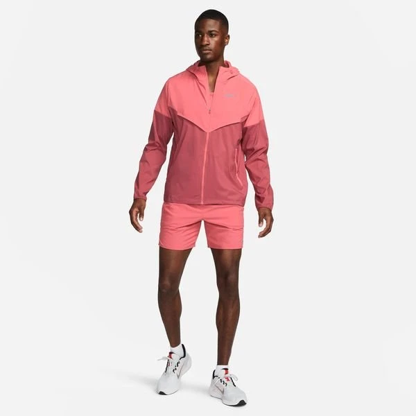 Nike Laufjacke Repel Lightweight Windrunner - Rot/Silber 5 Nike Laufjacke Repel Lightweight Windrunner - Rot/Silber – Bild 5