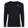 Nike Dri-FIT Element Crew Laufshirt - Schwarz/Silber Damen