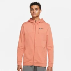Nike Dri-FIT Hoodie - Orange/Schwarz