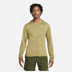 Nike Laufshirt Dri-FIT ADV Techknit Ultra - Grün/Silber