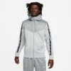 Nike Hoodie Sportswear NSW Repeat - Smoke Grau/Weiß