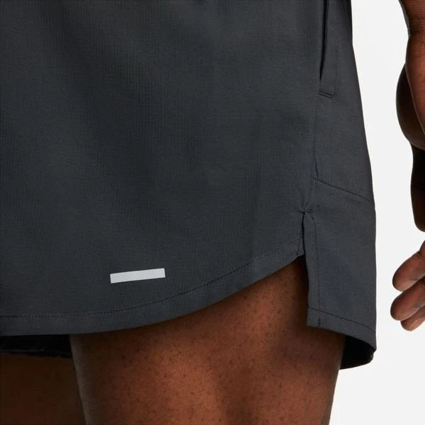 Nike Laufshorts Dri-FIT Stride - Schwarz/Silber 5 Nike Laufshorts Dri-FIT Stride - Schwarz/Silber – Bild 5