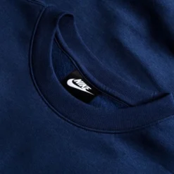 Nike Sweatshirt NSW Club Crew - Navy/Weiß -TTKX-KLEIDUNG SHOP 91be5372cd07