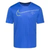 Nike Lauf T-Shirt Dri-FIT UV Run Division Miler - Blau/Blau