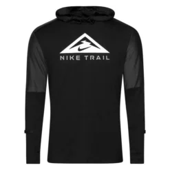 Nike Dri-FIT Trail Hoodie - Schwarz/Smoke Grau/Weiß