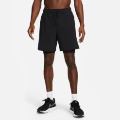 Nike Laufshorts Unlimited Woven 7" 2IN1 - Schwarz -TTKX-KLEIDUNG SHOP 9727a3161619