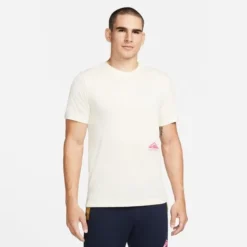 Nike Lauf T-Shirt Dri-FIT Trail - Weiß