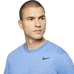 Nike Training T-Shirt Dri-FIT - Blau/Schwarz -TTKX-KLEIDUNG SHOP 9a66914d1deb