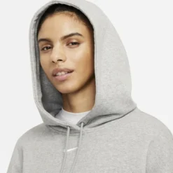 Nike Sportswear Essential Collection Extragroßer Fleece-Hoodie Für Damen -TTKX-KLEIDUNG SHOP 9b2b9b8cff1c