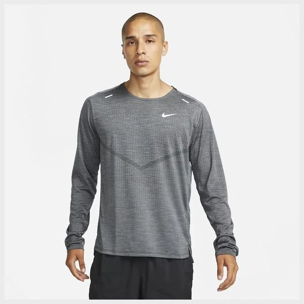 Nike Laufshirt Dri-FIT ADV Techknit - Grau 1 Nike Laufshirt Dri-FIT ADV Techknit - Grau