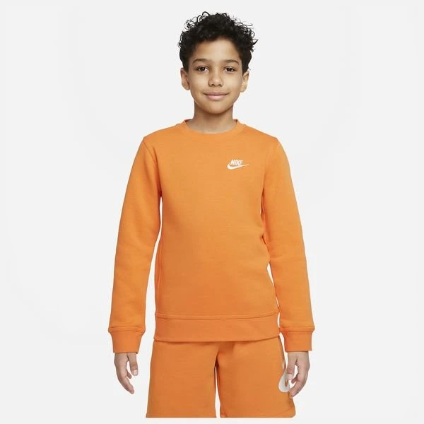 Nike Sweatshirt NSW Club - Orange/Weiß Kinder 1 Nike Sweatshirt NSW Club - Orange/Weiß Kinder