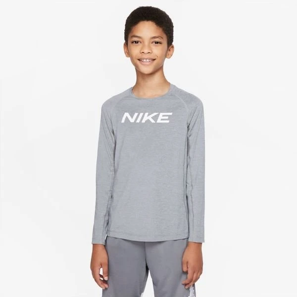 Nike Pro Trainingsshirt Dri-FIT - Grau/Weiß Kinder 1 Nike Pro Trainingsshirt Dri-FIT - Grau/Weiß Kinder