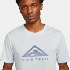 Nike Lauf T-Shirt Dri-FIT Trail - Celestine Blau -TTKX-KLEIDUNG SHOP a4cfb8447e3e