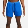 Nike Laufshorts Dri-FIT Stride - Blau/Schwarz/Silber