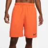Nike Laufshorts Dri-FIT Flex Woven - Orange/Schwarz