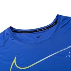 Nike Lauf T-Shirt Dri-FIT UV Run Division Miler - Blau/Blau -TTKX-KLEIDUNG SHOP b65afb7472dd