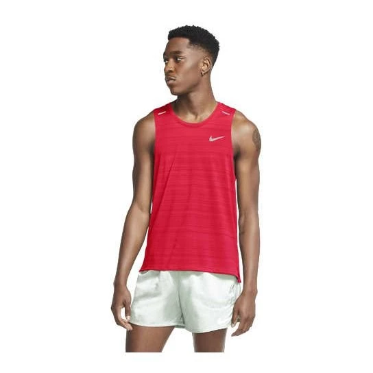 Nike Tank Top Dri-FIT Miller - Rot/Silber 1 Nike Tank Top Dri-FIT Miller - Rot/Silber