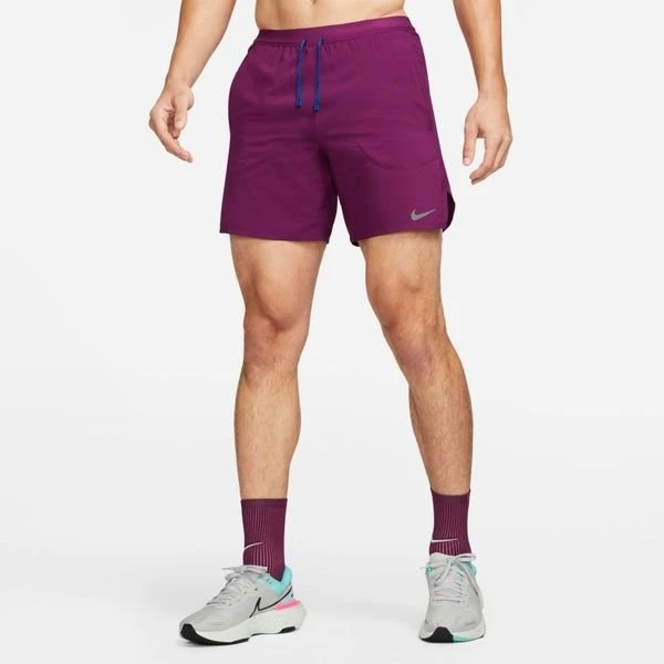Nike Shorts Flex Stride - Rot/Silber 1 Nike Shorts Flex Stride - Rot/Silber