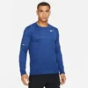 Nike Dri-FIT Element Crew - Navy/Blau/Silber