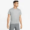 Nike Lauf T-Shirt Dri-FIT UV Miller - Grau/Silber