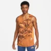 Nike Tank Top Dri-FIT Trail Rise 365 - Orange - Weiß