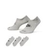 Nike Socken No-Show Everyday Plus Cush 3er-Pack - Grau/Schwarz