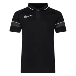 Nike Polo Dri-FIT Academy 21 - Schwarz/Weiß/Grau Kinder