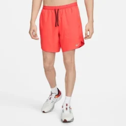 Nike Laufshorts Dri-FIT Stride 2IN1 - Rot/Schwarz/Silber -TTKX-KLEIDUNG SHOP c87b68cdb1aa