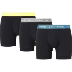 Nike Boxer Shorts 3er-Pack - Schwarz/Blau/Citron/Grau