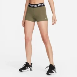 Nike Pro Tights Shorts 365 - Grün/Schwarz/Weiß Damen -TTKX-KLEIDUNG SHOP ca7742fa14bb
