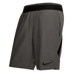 Nike Pro Laufshorts Dri-FIT Flex - Iron Grau/Schwarz