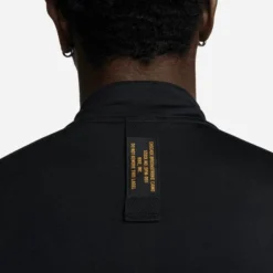 Nike Laufshirt Dri-FIT Element Camo 1/2 Zip - Schwarz/Silber -TTKX-KLEIDUNG SHOP ccce42aa1f65