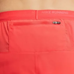 Nike Laufshorts Dri-FIT Stride 2IN1 - Rot/Schwarz/Silber -TTKX-KLEIDUNG SHOP d450b3ff344c