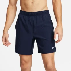 Nike Laufshorts Dri-FIT Challenger 7" 2IN1 - Navy/Schwarz/Silber