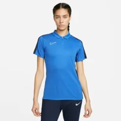 Nike Polo Dri-FIT Academy 23 - Blau/Navy/Weiß Damen