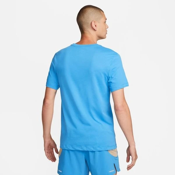 Nike Lauf T-Shirt Dri-FIT Run Trail - Blau 2 Nike Lauf T-Shirt Dri-FIT Run Trail - Blau – Bild 2