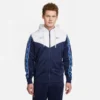 Nike Hoodie Sportswear NSW Repeat - Navy/Weiß/Blau