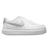 Nike Sneaker Court Vision Alta - Weiß/Metallic Platinum Damen