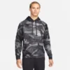 Nike Hoodie Therma Camo - Schwarz/Weiß