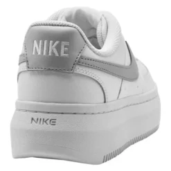 Nike Sneaker Court Vision Alta - Weiß/Metallic Platinum Damen -TTKX-KLEIDUNG SHOP ea37e323a561