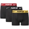 Nike Boxershorts 3er-Pack - Schwarz/Gelb/Weiß/Rot