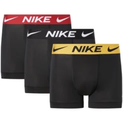 Nike Boxershorts 3er-Pack - Schwarz/Gelb/Weiß/Rot