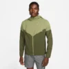 Nike Laufjacke Repel Windrunner - Grün/Silber