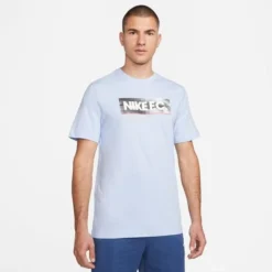 Nike F.C. T-Shirt Seasonal Block - Blau