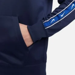 Nike Hoodie Sportswear NSW Repeat - Navy/Weiß/Blau -TTKX-KLEIDUNG SHOP f22ff53b8997