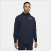 Nike Dri-FIT Hoodie - Navy/Weiß