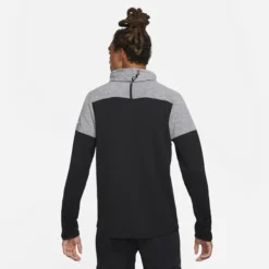 Nike Laufshirt Therma-FIT - Schwarz/Silber -TTKX-KLEIDUNG SHOP f75749352e08