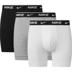 Nike Boxer Shorts 3er-Pack - Weiß/Grau/Schwarz