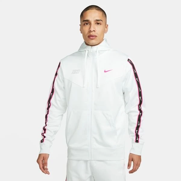 Nike Hoodie Sportswear NSW Repeat - Weiß/Pink 1 Nike Hoodie Sportswear NSW Repeat - Weiß/Pink